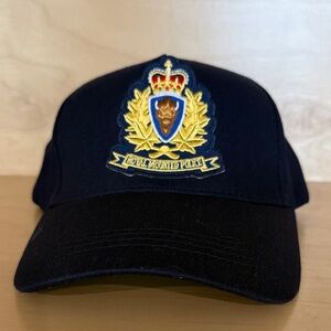 The Crown Cap with Embroidered Royal Mounted Police Crest